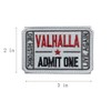 Homiego Ticket to Valhalla Admit One Die Historic Live Again