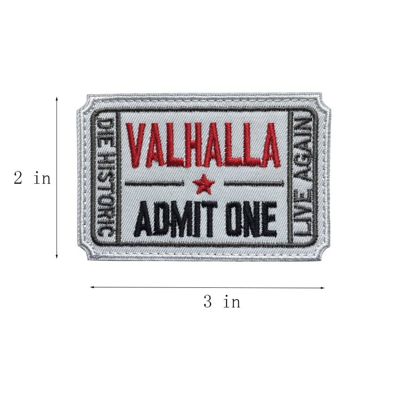 Homiego Ticket to Valhalla Admit One Die Historic Live Again