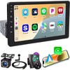 9” Single Din Car Stereo with Wireless Apple Carplay, Car