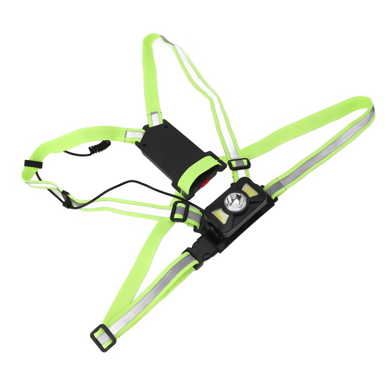 Outdoor Night Running Chest Lights Dual Light Sources IP55 Waterproof