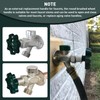 VIDABTE Outdoor Faucet Water Spigot Handle, Hose Bibb Round Wheel
