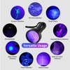 GLOSSDAY Blacklight Flashlight 68 LED UV Flashlight,Ultraviolet Flashlight Black Light