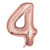 Neviti 777800 Rose Gold Foil Balloons 810mm (32") Number 4