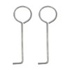 2-Piece Door Lock Opener Key, Creative Metal Lock Unlocking Tool,