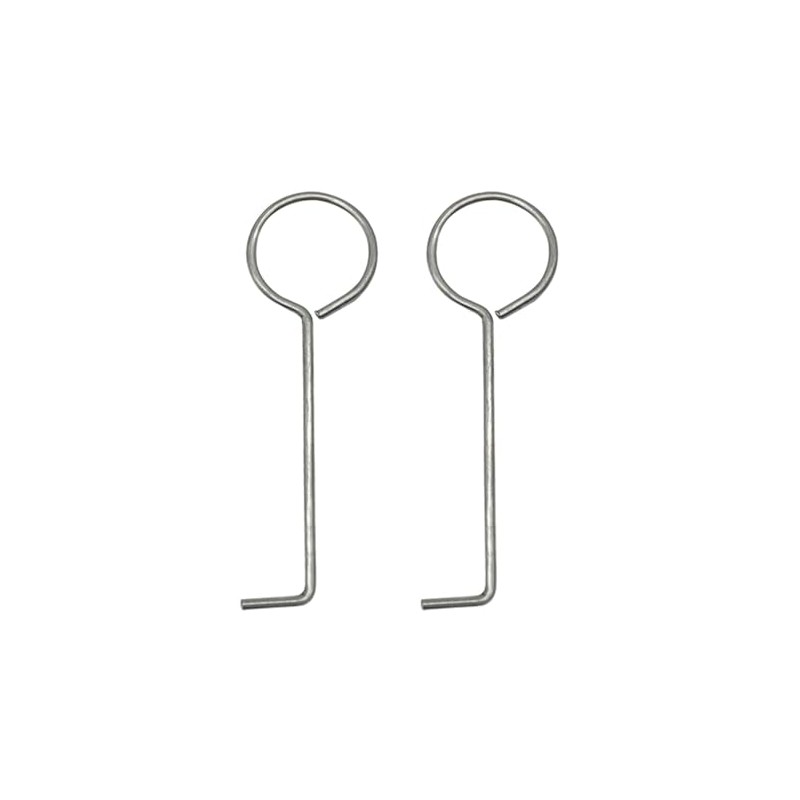 2-Piece Door Lock Opener Key, Creative Metal Lock Unlocking Tool,