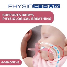 Chicco PhysioForma Chupete de Silicona 6-16 Meses, Pack de Chupetes Suaves y Delicados, Apoyan la Respiración Fisiológica y Favorecen el Desarrollo Co
