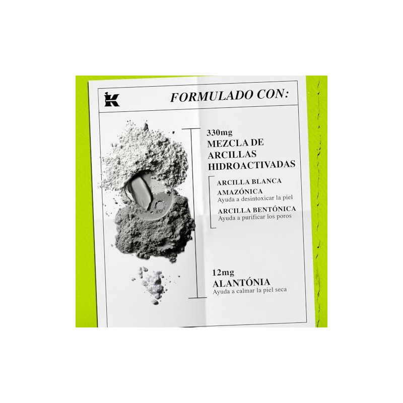 Kiehls - Rare Earth Pore-Minimizing Clay Mask, Mascarilla Facial, 125ml