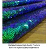 ShinyBeauty Ombre Peacock Mini Disk Sequin on Mesh Fabric Green