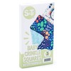 S&T INC. Crinkle Squares Baby Toys, 6 Inch x 6