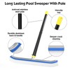Swimming Pool Brush with Pole 6FT,18" Swimming Pool Brush Head