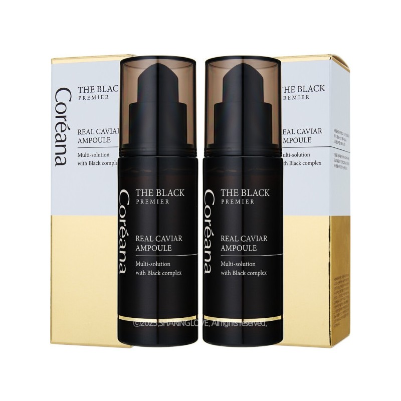 Koreana The Black Premier Real Caviar Ampoule 50ml x2 /