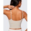 CRZ YOGA Butterlift Womens Scoop Neck Longline Sports Bra -