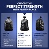 Plasticplace - T55151BK 55-60 gallon Trash Bags │ 1.5 Mil