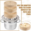 Tessco for you 59 Pcs 2 Tier 10 Inch Bamboo