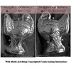 3D TURKEY Chocolate Candy mold with Molding Instruction- 2 mold set