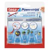 tesa Powerstrips Deco Hooks Removable for Light Items 2 Packs