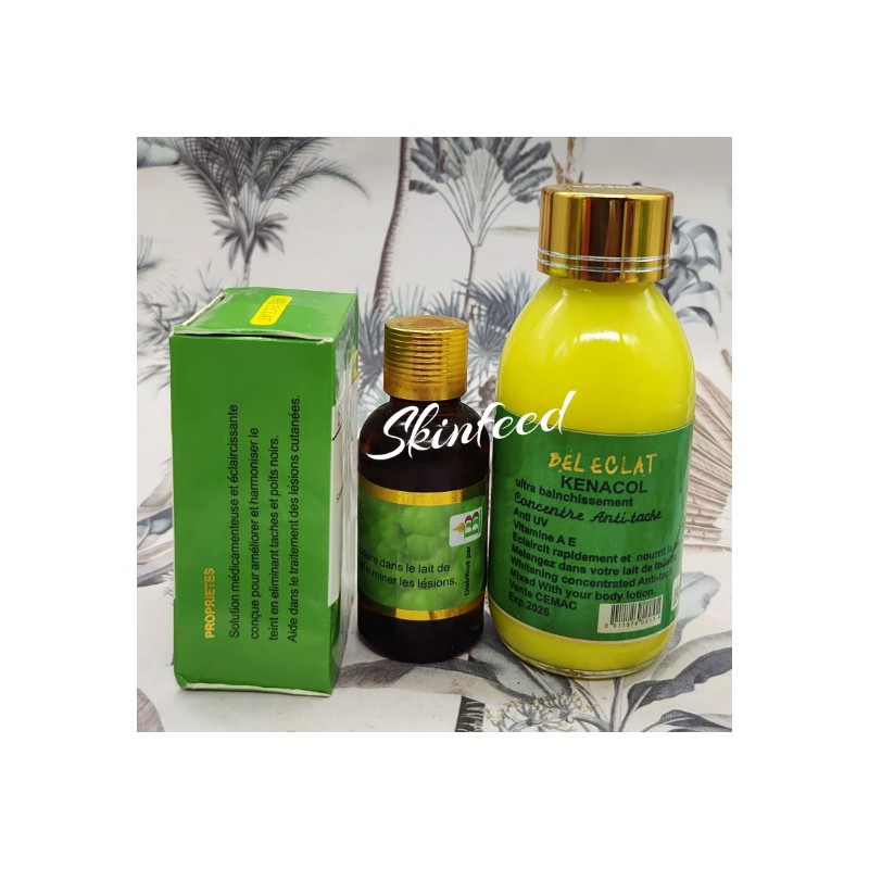 Duo Bel Eclat Kenacol Skin Care Solution Oil & Extra