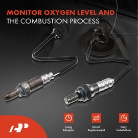 A-Premium O2 Oxygen Sensor Compatible with Infiniti Q50 2016-2022 3.0L, Q60 2017-2021 3.0L, Upstream & Downstream, 4-PC Set
