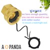 AOPANDA Brass Garden Hose Threaded 3/4 GHT Female to 1/2
