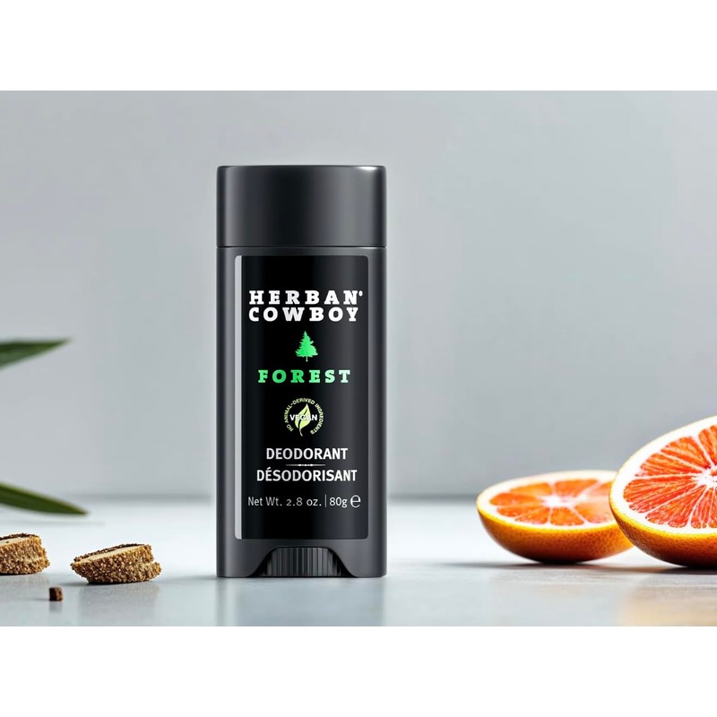 Herban Cowboy Forest Aloe Infused Deodorant with Hints of Cedar,