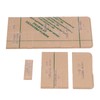 4Pcs Acrylic Templates Durable Reusable Transparent Clear DIY Leather Models