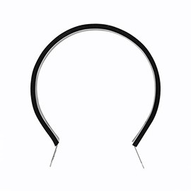 Motorcycle Exhaust Clamp, Motorcycle Exhaust Muffler Holder Muffler Pipe Hanger Bracket Mounting Clip, High Quality Stainless Steel, Used for Most Motorcycles