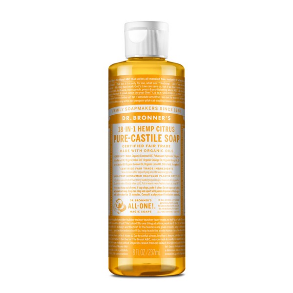 Dr Bronners - 18 in 1 Pure Castile Liquid Soap  - Citrus (237ml)