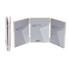 5 x 7-inch Silver Thin Edge TRIPLE PORTRAIT Photo Frames