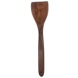 BRONCO HUB Wooden Spatula Spoon for Cooking & Serving | Teak Wood Spatula for Nonstick Pans & Cookware | Durable Wooden Spoon