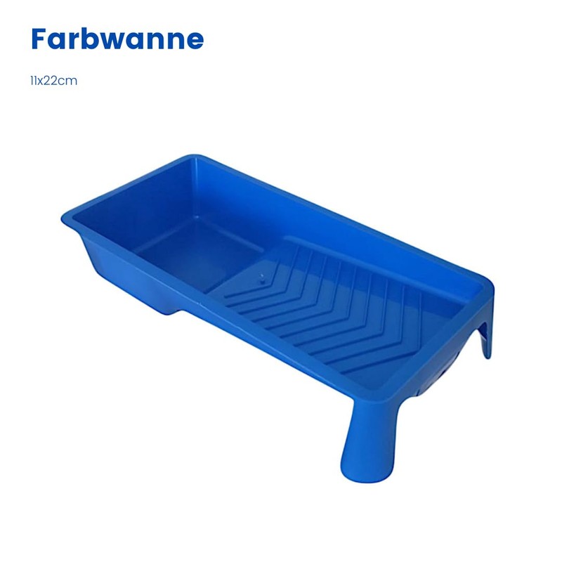Profesius Lackierwalzen Set 12 tlg. -10 Schaumstoffrollen 5cm inkl. Lackierwanne