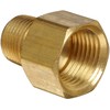 Anderson Metals Brass Pipe Fitting, Adapter, 3/8" Male Pipe x