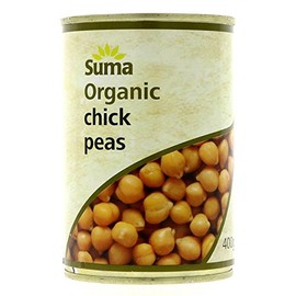 Suma Organic Chick Peas 400g x 4 (Pack of 4)