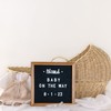HBCY Creations 10"x10" Felt Letter Board - Solid Wood Frame