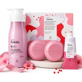 Kit Regalo Tododia Frambuesa Y Pimienta Rosa 3pz Natura