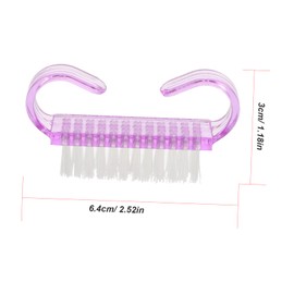 FOMIYES 6pcs Nail Brush for Women Hand Scrubbing Cleaning Tools and Purple Comfortable Grip for Nail Art and Hygiene Gentle Bristles for Safe Use Hands and Feet