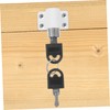 KOMBIUDA 3pcs Sliding Window Lock Key Window Stopper Sash Stopper