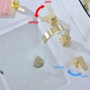 TRUSTMI 8 Inch Widespread Bathroom Faucet Brushed Gold, 3 Hole