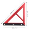 Woodworking Triangle Ruler Inch Scale Square Angle Ruler Aluminum Alloy