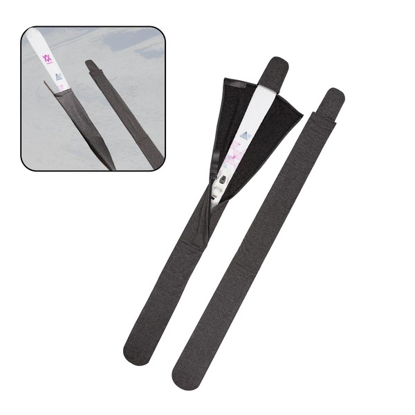 Snow Skis Protection Fabric Soft Sleeve Cover Wide Open,Adjustable Snow