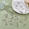 CRAFTYMELODY 100pcs Golf Theme Alloy Charms Sport Pendants 10 Styles