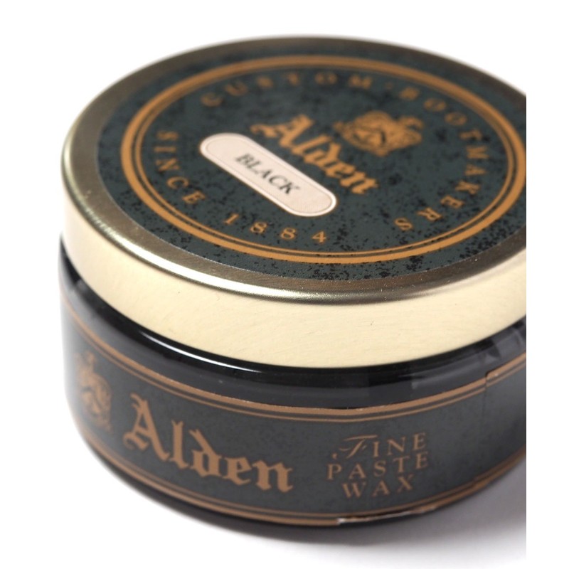 Alden FINE PASTE WAX - BLACK Fine Paste Wax, Black