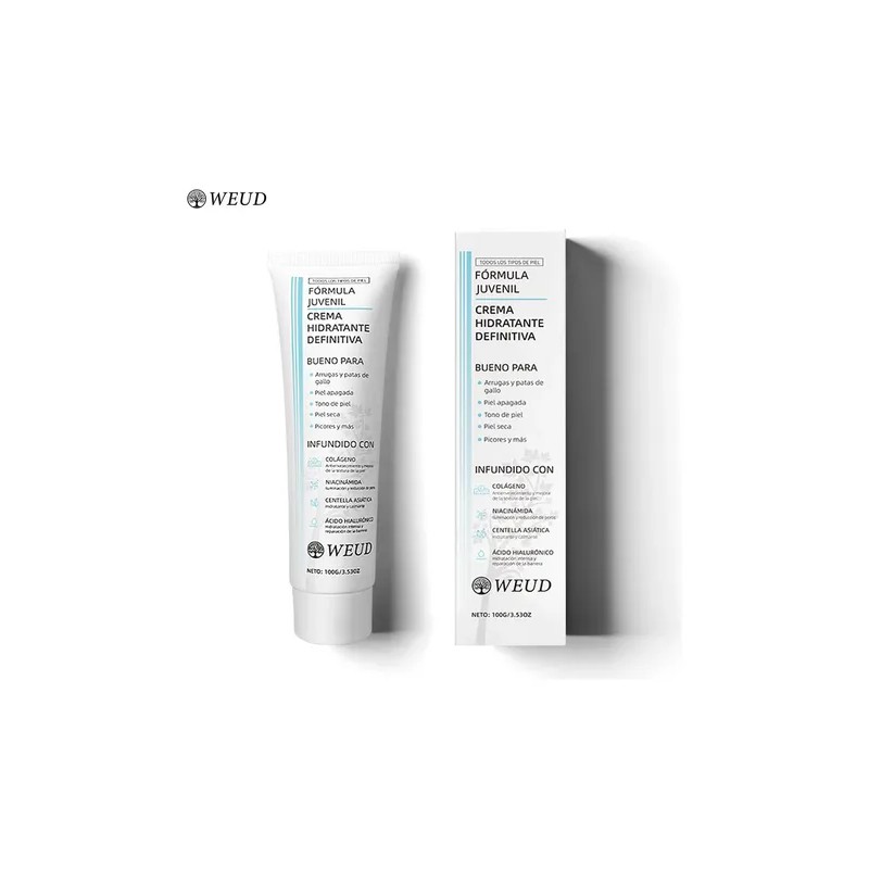 200g Weud Crema Hidratante Facial Con Niacinamida Y Colágeno