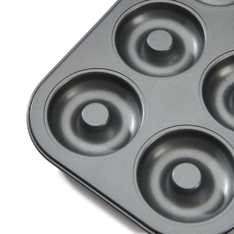 De Buyer Non-Stick 6 Hole 80mm Mini-Savarins Mould