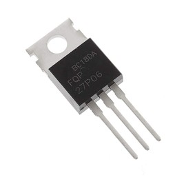 Bridgold 10pcs FQP27P06 27P06 P-Channel MOSFET, 60V, 27A, TO-220,3-Pin
