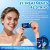 Milumber Teeth Whitening Strips for Sensitive, 42 Strips Whitener Safe