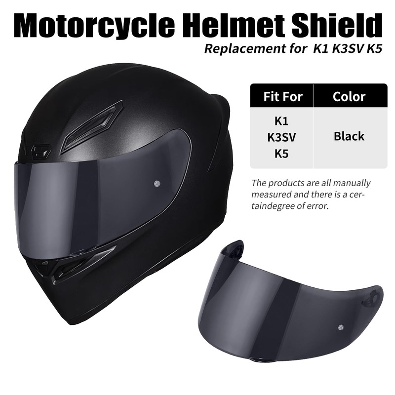 MXJ Gear Helmet Visor for K1 K3SV K5, Motorcycle Helmet