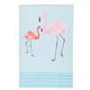 KitchenCraft KCFLAMTTPK2 'Flamingo' 100% Cotton Printed Bird Tea Towels, 70
