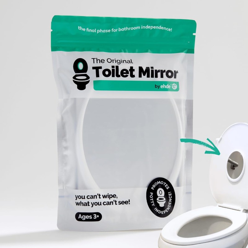 Toilet Mirror for Wiping | Potty Training & Bathroom Independence