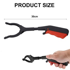 Rubbish Tongs, Grab Tongs for Seniors, Children's Grabber Tongs, Pack of 3 Portable Waste Tongs, Grab Tool, Rubbish Collection Tongs, Short Grab Grabber, Grab Aid for People with Disabilities, for