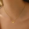 RATVIU Gold Necklace for Women 18K Gold Plated Lucky Horse